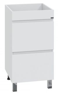 Тумба под раковину для стиральной машины СанТа Марс 700313 напольная 48см белый